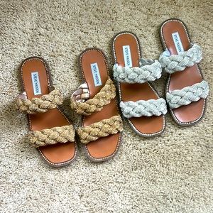 Steve Madden Crystal encrusted sandals